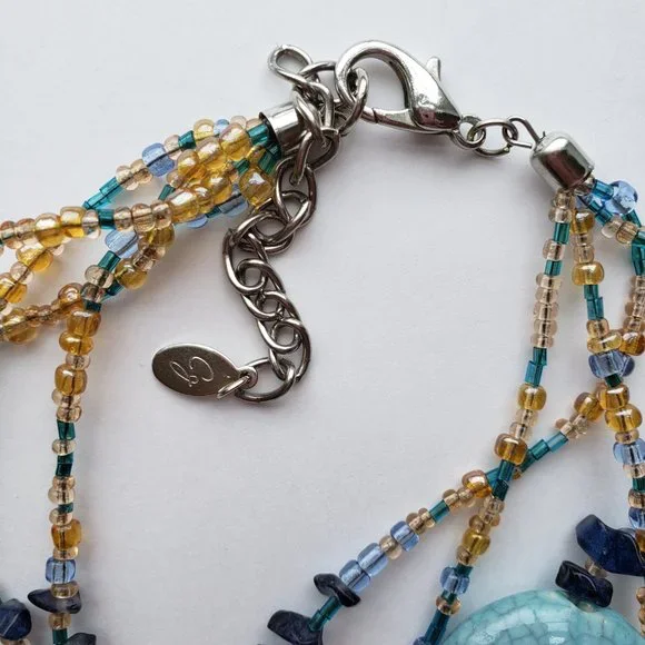 NWOT fun and Beautiful Statement Necklace. - Picture 6 of 9